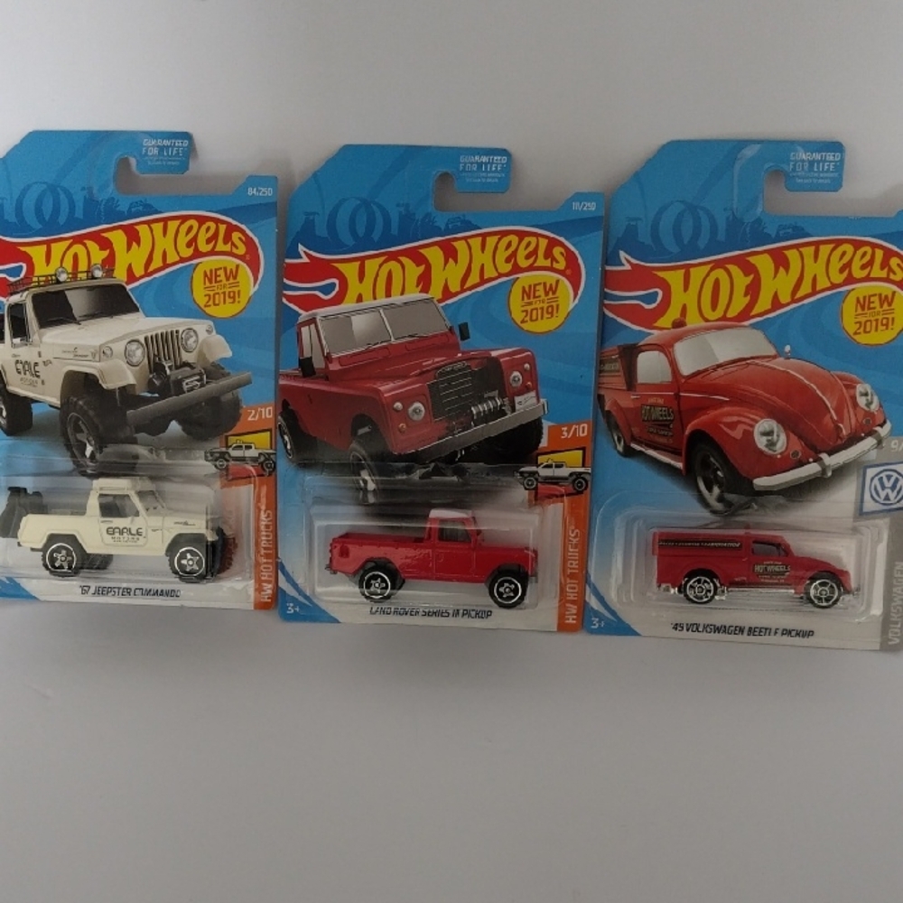 2017 Hot Wheels Pickup Trio